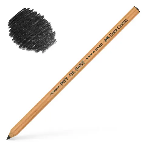 Kredka artystyczna Faber-Castell Pitt Oil Base hard czarna