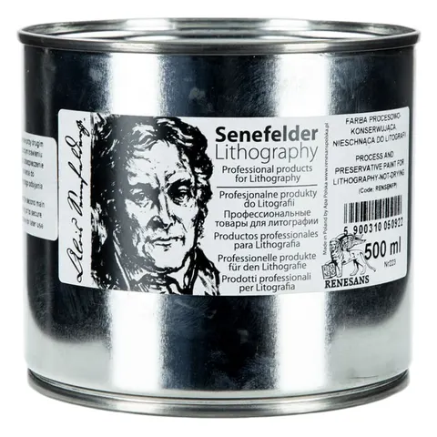 Farba procesowo-konserwująca, nieschnąca do litografii Senefelder Renesans 500 ml