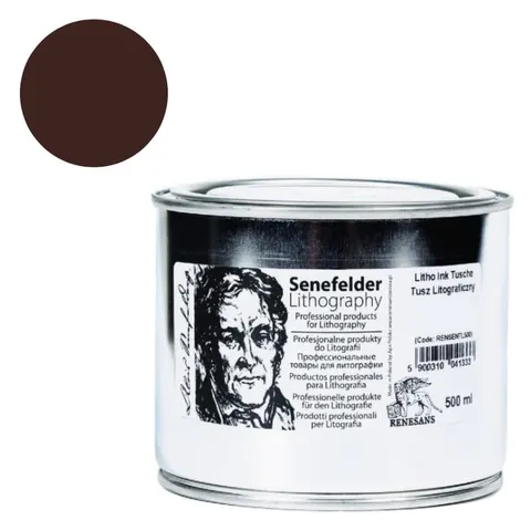 Tusz litograficzny Senefelder Renesans 500 ml - 02 Bistr