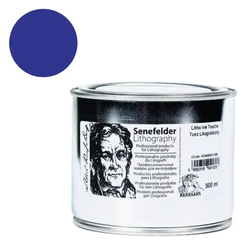 Tusz litograficzny Senefelder Renesans 500 ml - 09 Ultramaryna niebieska