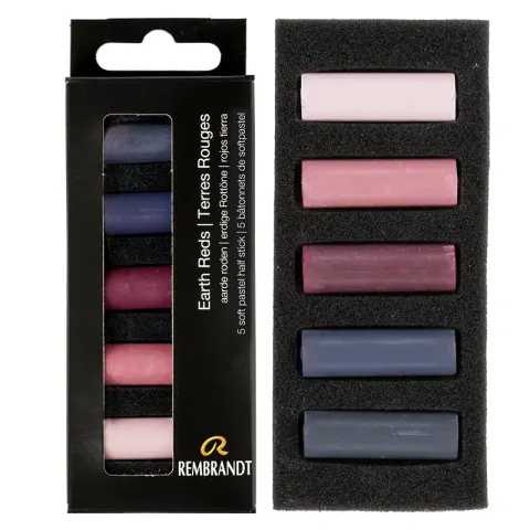 Pastele suche połówki Rembrandt Micro zestaw 5 szt. Earth Reds Set