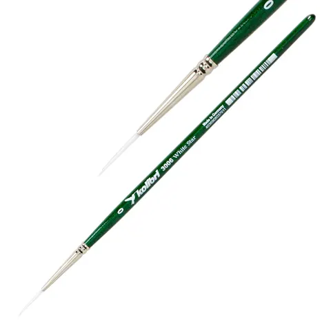 Pędzel syntetyczny do linii Kolibri 3006 Liner - 0 - okrągły literniczy