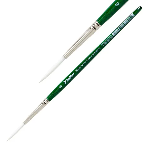 Pędzel syntetyczny do linii Kolibri 3006 Liner - 8 - okrągły literniczy