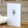 Ślubne zaproszenie minimalistyczne