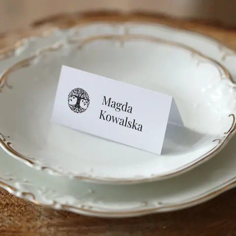Winietka z symbolem drzewa