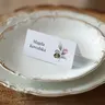 Winietki z kolekcji champagne z różą