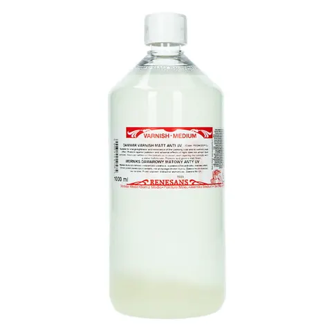 Werniks damarowy końcowy matowy anty UV Renesans - 1000 ml