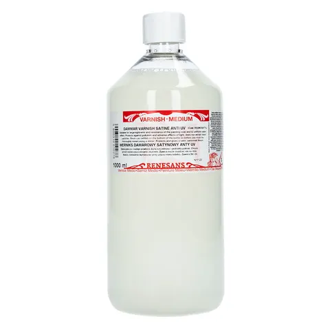 Werniks damarowy końcowy satynowy anty UV Renesans - 1000 ml