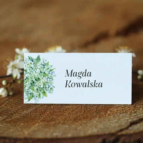 Winietki z motywem konwalii