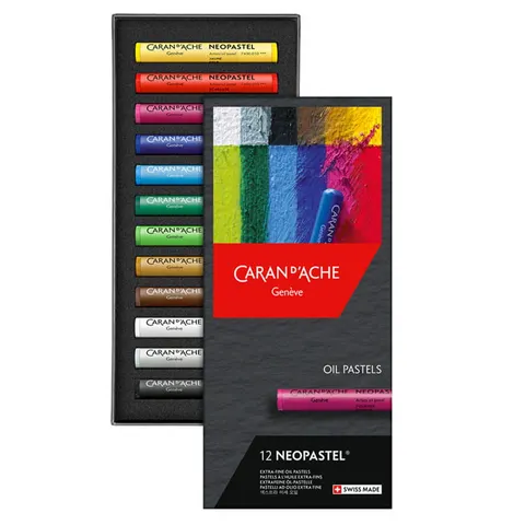 Pastele olejne Caran d'Ache Neopastel zestaw 12 kolorów