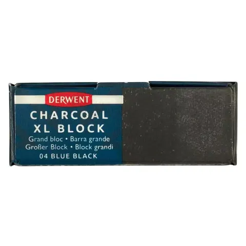 Węgiel w sztyfcie Derwent Charcoal XL Block - 04 Blue Black