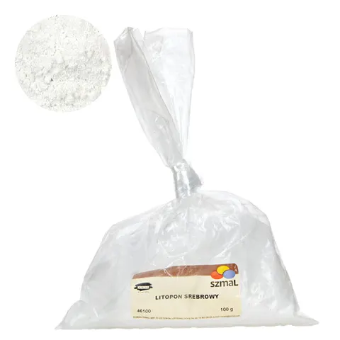Pigment Litopon srebrowy 100g 46100 Szmal