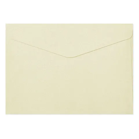 Koperta błyszcząca C5 150 g Pearl - kremowa - 10 szt.