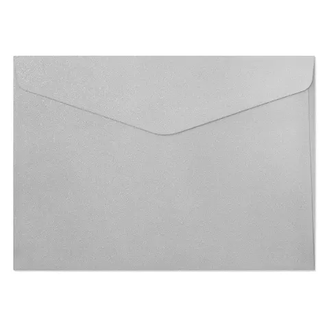 Koperta błyszcząca C5 150 g Pearl - srebrna - 10 szt.