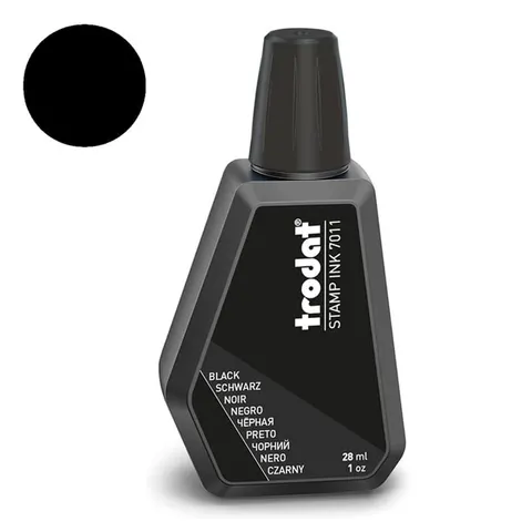 Tusz do pieczątek Trodat 7011 28 ml - czarny