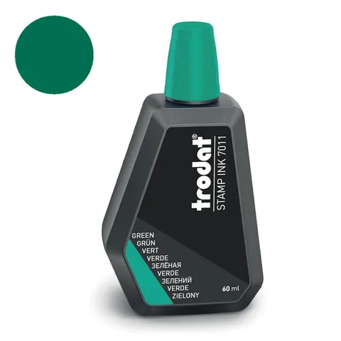 Tusz do pieczątek Trodat 7011 28 ml - zielony