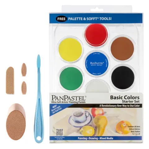Pastele suche PanPastel Basic Colors Set zestaw 7 szt.