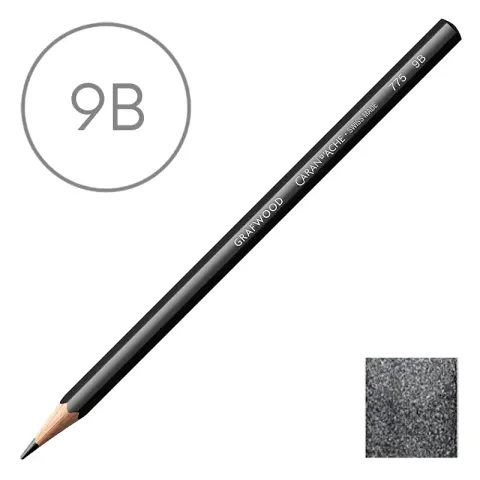 Ołówek Caran d'Ache 775 Grafwood 9B