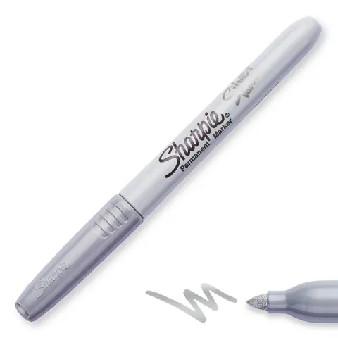 Marker permanentny Sharpie Metallic - srebrny