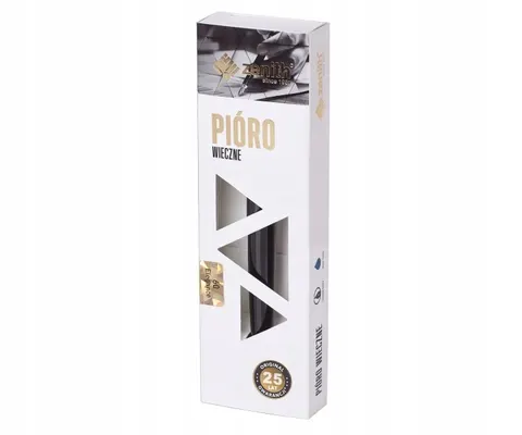 Pióro wieczne metalowe CZARNE w etui Zenith