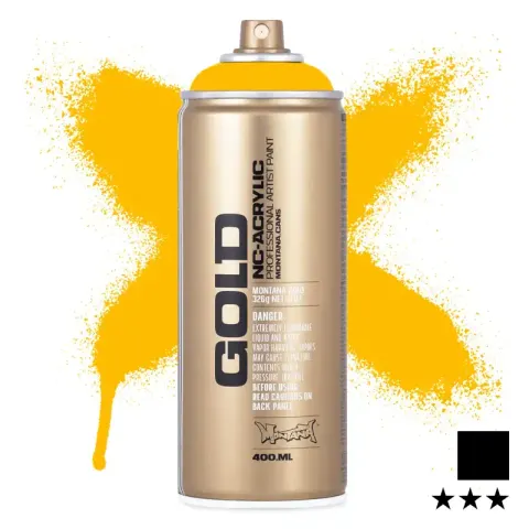Farba w sprayu Montana Gold 400 ml Shock 1010 Yellow
