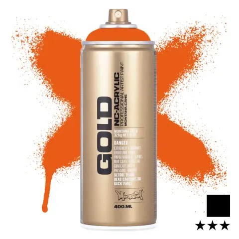 Farba w sprayu Montana Gold 400 ml Shock 2010 Orange