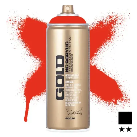 Farba w sprayu Montana Gold 400 ml Shock 2020 Orange Dark