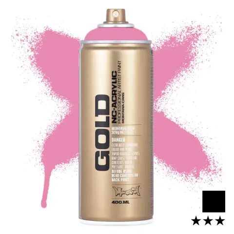 Farba w sprayu Montana Gold 400 ml Shock 4000 Pink Light