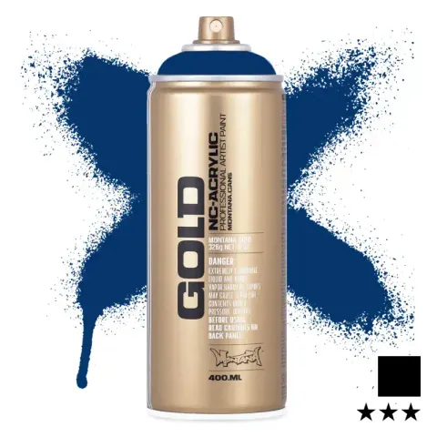 Farba w sprayu Montana Gold 400 ml Shock 5020 Blue Dark