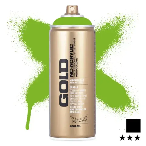 Farba w sprayu Montana Gold 400 ml Shock 6000 Green Light