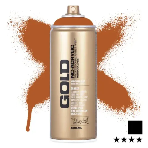 Farba w sprayu Montana Gold 400 ml Shock 8000 Brown Light