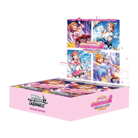 Weiss Schwarz TCG -Love Live School idol festival 2 MIRACLE LIVE! Booster Box (16 packs) EN