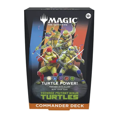 Magic the Gathering Teenage Mutant Ninja Turtles Commander Deck Talia do Gry