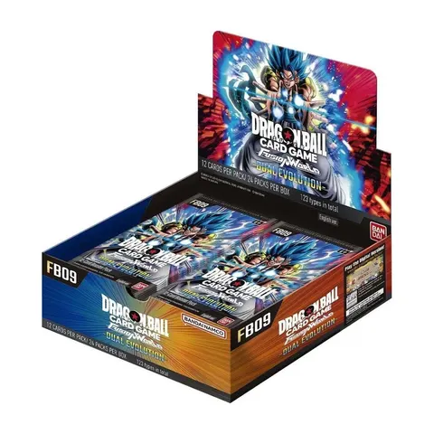 Dragon Ball Fusion World DUAL EVOLUTION FB09 BoosterBox Display