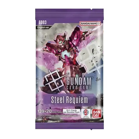 GUNDAM CARD GAME STEEL REQUIEM [GD03] Booster