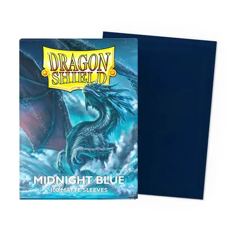Dragon Shield: Koszulki na karty (63x88 mm) "Standard Size" Matte, 100 sztuk, Midnight Blue
