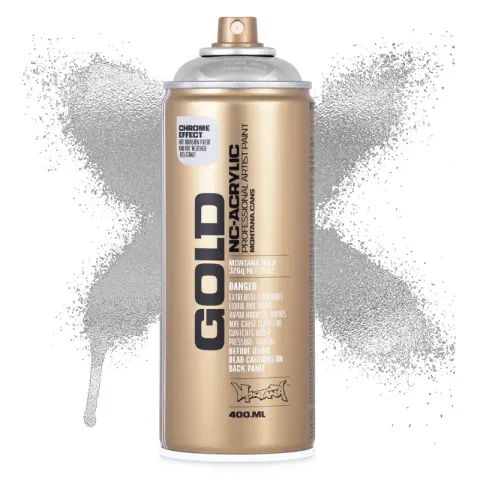 Farba w sprayu Montana Gold 400 ml Chrome Effect M 1000 Silverchrome