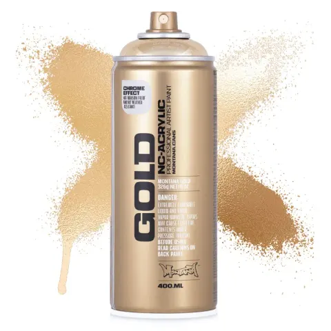 Farba w sprayu Montana Gold 400 ml Chrome Effect M 3000 Goldchrome