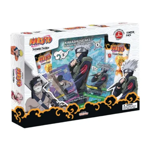 PreOrder Naruto Mythos TCG Set 2: Shinobi Shiren – Special Pack Kakashi & Zabuza 1st Edition EN