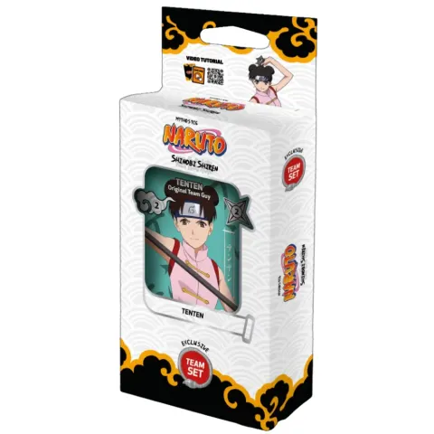 PreOrder Naruto Mythos TCG Set 2: Shinobi Shiren – Team Set Tenten 1st Edition EN