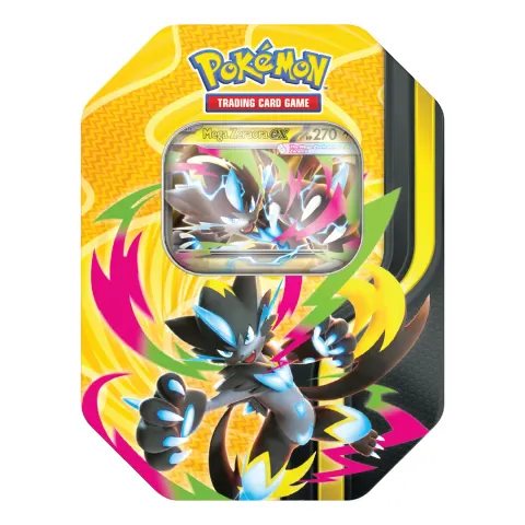 PreOrder Pokémon TCG: Mega Forces Tin – Mega Zeraora ex EN