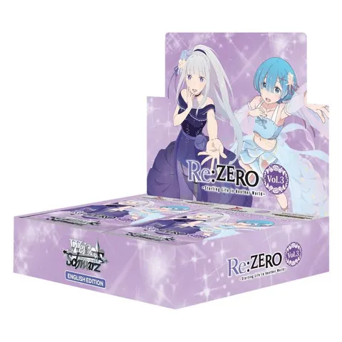 Weiß Schwarz: Re:ZERO -Starting Life in Another World- Vol.3 – Booster Box Display (12) EN