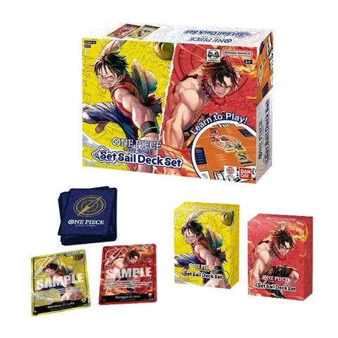 One Piece Card Game: Set Sail Deck Set [SD01] - Luffy & Ace EN