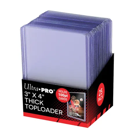 Toploader Ultra PRO 3" x 4" Thick 55PT – 25 szt.