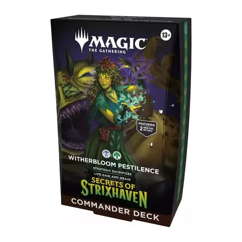 Magic the Gathering Secrets of Strixhaven Commander Deck Witherbloom Pestilence