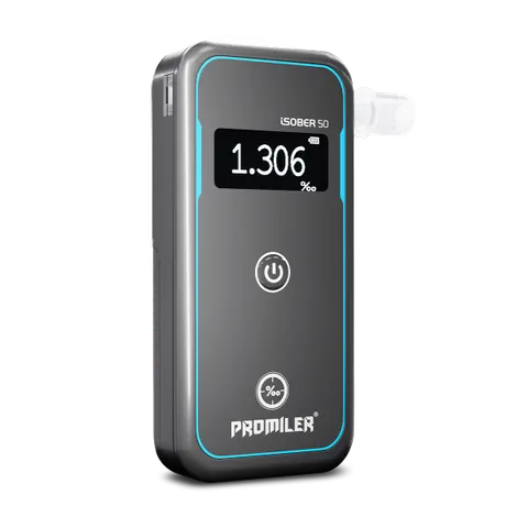 Alkomat PROMILER iSOBER 50 + 12 m-cy kalibracji gratis + 5 lat gwarancji