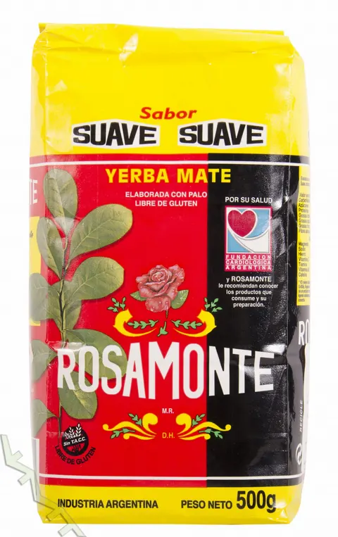 Yerba Mate Rosamonte Elaborada Suave 500g