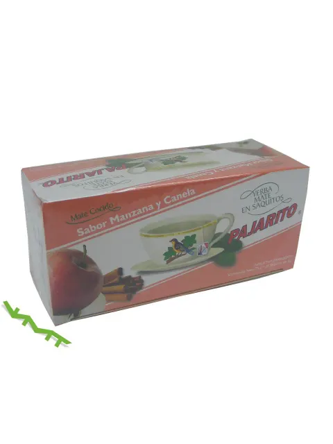 Yerba Mate Pajarito Jabłko z cynamonem saszetki (Cocido) 60g