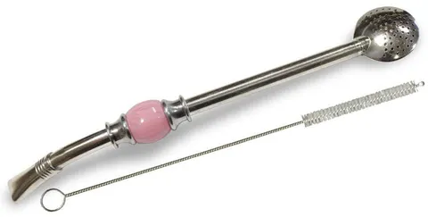 Bombilla Bola Rosa ze szczoteczką 21 cm