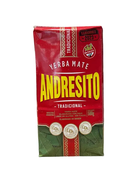 Yerba mate Andresito Tradicional (con Palo) 500g